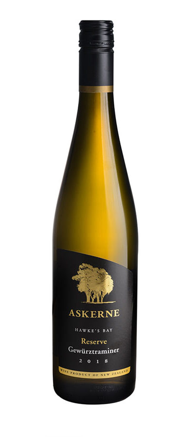 askerne wines 2018 reserve Gewurztraminer